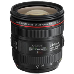 Canon EF 24-70mm f/4L IS USM SLR Standard zoom lens Black