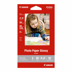 CanonInk 4 x 6 Inches Photo Paper Glossy 50 Sheets (8649B001)