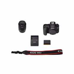 Canon EOS 90D, 32.5 MP, 6960 x 4640 pixels, CMOS, 4K Ultra HD, Touchscreen, Black