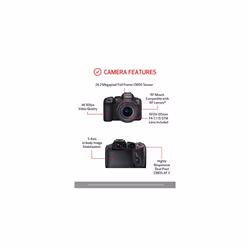 Canon EOS R6 Mark II Mirrorless Camera RF24-105mm F4-7.1 is STM Lens Kit  Full-Frame Hybrid Camera  24.2 Megapixel CMOS Sensor  Photo and Vi