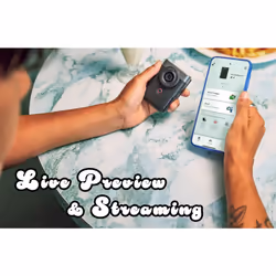 Canon PowerShot V10 Camera  Content Creator Compact Vlog Camera  Fixed 19mm Wide-Angle Lens  4K Video  Face Detection  Built-in Microphone