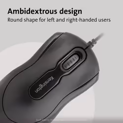 Kensington Wired USB 3.0 Mouse - Mouse-in-a-Box Wired Optical USB Desk