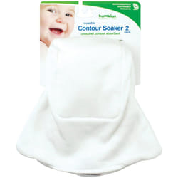 Bumkins Reusable Cloth Contour Soaker  One Size  2ct