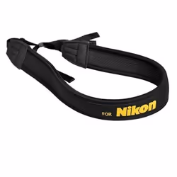 CowboyStudio Neck Strap Yellow, Digital camera, Neoprene, Black, Yellow, NIKON, 4.83 cm