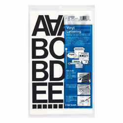 Chartpak 01050, Black, Black on white, Universal, Vinyl, 50.8 mm