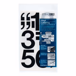 Chartpak 01170, Black, Black on white, Universal, Vinyl, 76.2 mm