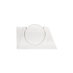 Koh-I-Noor Lettering Guide  Works with Pens and Pencils  Plastic  1 Each 25285