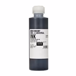 Koh-I-Noor Dye-Based Universal Drawing Ink 8 Oz. Bottle Black