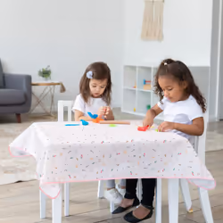 Bumkins Baby Splat Mat for Under High Chair  Disney Princess Waterproof Washable Cloth for Arts and Crafts  Playtime Mats for Kids  Floors or Tables