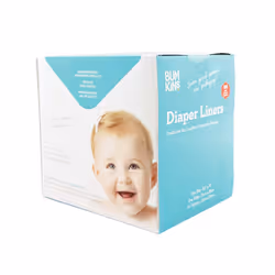 Bumkins Disposable Cloth Fabric Diaper Liner Biodegradable Neutral 100 Count Pack of 1