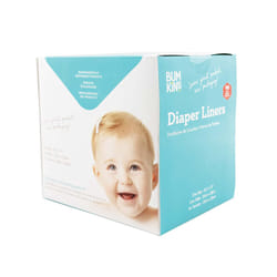 Bumkins Disposable Cloth Fabric Diaper Liner  Biodegradable  Neutral  100 Count Pack of 1