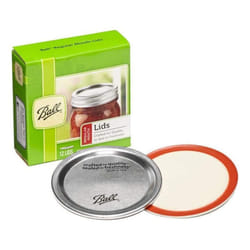 Ball Regular Mouth Lids for Glass Mason Jars  Used for Canning  Pickling  Juice  Jam  Jelly 12-Count  Pack of 1 12-Lids Total