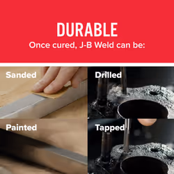 JB Weld Original Cold-Weld 8265-SUK Steel Reinforced Epoxy - Dark Grey (Packaging may vary)
