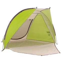 Coleman Beach Shade Canopy Tent  Lightweight & Portable Beach Shade Sets Up in 5 Minutes  UPF 50+ Sun Protection Includes Sand Bags & Stakes to Withst