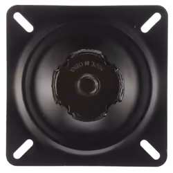 Attwood 1002 LockN-Pin 3/4" Pin Seat Mount - Zinc Plated Steel, 2-3/4" Steel Pin with Spring