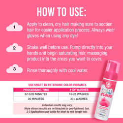 Punky Sugar Cloud  Semi-Permanent Foaming Hair Color  CandyFloss  6 fl oz.
