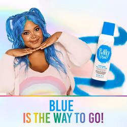 Punky Temporary Hair Color Spray  Bengal Blue  Non-Sticky  Non-Damaging  Travel Size Hair Dye for Instant Vivid Hair Color  3.5 oz