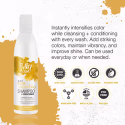 Punky Colour 3-in-1 Color Depositing Hair Cleanser & Conditioner  8.5 fl oz. (Blondetastic)