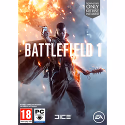 Electronic Arts Battlefield 1, PC, Multiplayer mode, M (Mature), Physical media