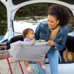 Munchkin Brica XtraGuard 5-in-1 Car Seat and Nursing Cover  Grey
