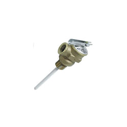 Camco 10421 1/2"""" Temperature and Pressure Valve with 4"""" Probe