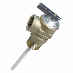 Camco 10471 Propane Hose and Connector (T and P Valve 3/4In with 4In Probe Coated 150Psi Bulk)