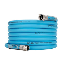 Camco EvoFlex 25-Ft Water Hose - RV Drinking Water Hose Contains No Lead  No BPA & No Phthalate - Flexible Design w/Stainless Steel Strain Relief Ends