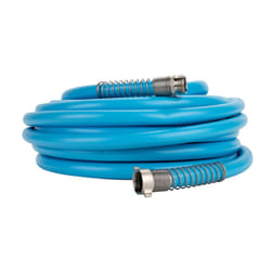 Camco EvoFlex 75-Ft Water Hose - RV Drinking Water Hose Contains No Lead  No BPA & No Phthalate - Flexible Design w/Stainless Steel Strain Relief Ends