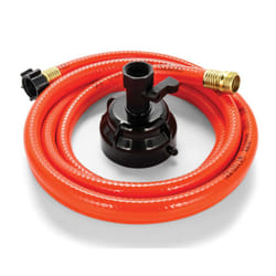 Camco 22999 RhinoFLEX Gray Clean System with Hose and Jet Rinser Cap-Ideal for Flushing Black  Grey Water or Tote Tanks 5/8"" Inside Diameter (Orange)