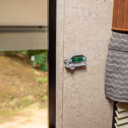Camco Retro RV Level  2 Pack - Provides Front-to-Back or Side-to-Side Leveling of your RV - Can be Screw-Mounted or Mounted with the Provide