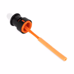 Camco Rhino RV Tote Tank Gauge | Features an Easy Installation  Attaches to a Standard Garden Hose  and Allows the Tote Tank to Vent while Filling or