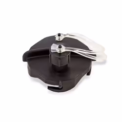 Camco 39463 Sewer Cap With Hose Connect  Black  3/4""""