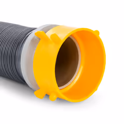 Camco 39665 Deluxe 10' Sewer Hose Extension - Heavy Duty Design with Swivel Fittings  Easy To Use and Compresses For Simple Storage  Storage