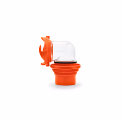 RhinoFlex Clear RV Sewer Hose Elbow with 4-in-1 Adapter (39736)