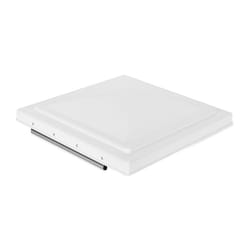 Camco RV Vent Lid | Features an Impact-Resilient Unbreakable Polycarbonate Construction  Comes Pre-Assembled  and Easy to Install (40168) White