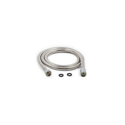 Camco 43716 RV/Marine 60"""" Flexible Replacement Shower Head Hose (Chrome)