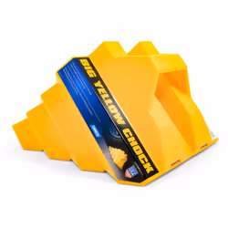 Camco Heavy Duty Big Yellow Chock - Helps Keep Your Trailer in Place So You Can Re-Hitch Honeycomb Design for Extra Strength ...