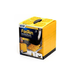Camco C1W-44512 2 x 2 in. FasTen Leveling Block with T-Handle, Yellow - Pack of 10