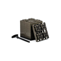 Camco C1W-44521 2 x 2 in. FasTen Leveling Block with T-Handle, Brown - Pack of 10