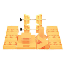 Camco Big Bag Stabilization Kit - Includes facilities to level and stabilize Your RV  Camper or Trailer - 14 Piece Complete Kit with Heavy D
