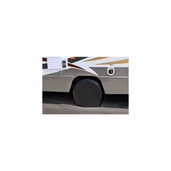 Camco 45248 Black 30 inches - 32 inches Vinyl Wheel and Tire Protector  Pack of 2