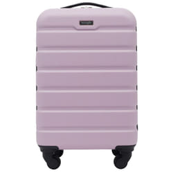 Wrangler Hardside Carry-On Spinner Luggage  Lilac  20-Inch