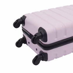 Wrangler Hardside Carry-On Spinner Luggage  Lilac  20-Inch