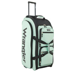 Wrangler Wesley Rolling Duffel Bag  Seaform  Large 30-Inch