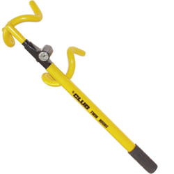 Winner International The Club 3000 Twin Hooks Steering Wheel Lock, Yel