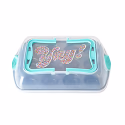 Chicago Mettalic Chicago Metallic 12 Cup Muffin Pan with Carry Lid  YAY Sprinkles Pattern