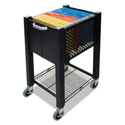 Vertiflex Products InstaCart Sidekick File Cart  15.5 x 13.75 x 26.25  Black VF53002