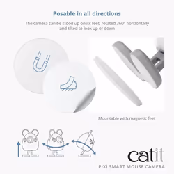 CATIT PIXI Smart Mouse Camera Motion Detection Night vision 1080p