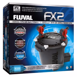 Fluval Fx2 Canister Filter External Filtration Media Aquarium Marine Fish Tank