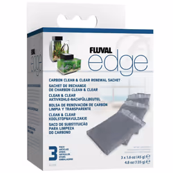 Fluval Edge Carbon Clean and Clear Renewal Sachet (3 Pack)